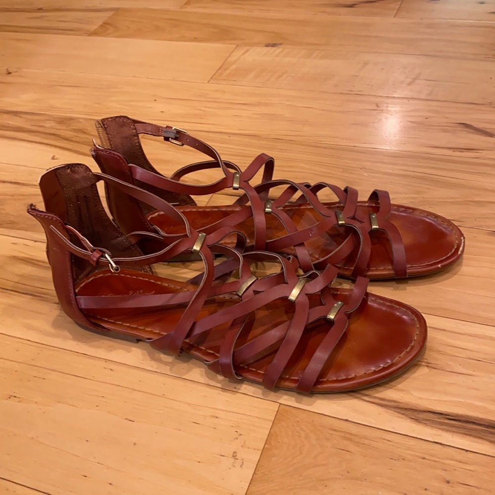 Brown sandals